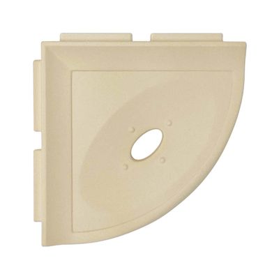 Questech 5" Shower Soap Dish Shelf for Inside Shower, Lugged for New Construction, Bath Organizer for Tiled Walls, Corner Soap Holder, Metro Lugged, Sand Matte