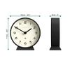 NEWGATE M Mantel Echo Desk Clock | Modern Round Design | Black | Easy to Read Numbers | Contemporary Style for Desk, Table, Shelf or Bedside view 4