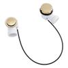 Signature Hardware 446732 PVC Cable Drain and Overflow for 17" - 22" Deep Alcove Tubs - Polished Nickel view 2