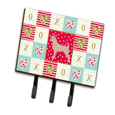 Caroline's Treasures CK5820TH68 Chihuahua Love Leash or Key Holder, Red, Wall Hooks, Key Hooks Holder, Coat Rack Wall Mount, Coat Hooks, Hooks for Hanging Keys, Towels, Aprons, Leashes,