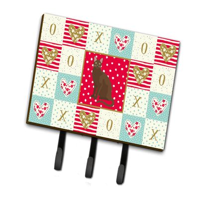 Caroline's Treasures Havana Brown Cat Love Leash or Key Holder Hooks, Multicolor