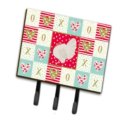 Caroline's Treasures White Holland Turkey Love Leash or Key Holder Hooks, Multicolor