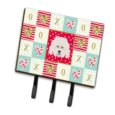 Caroline's Treasures Bolognese Love Leash or Key Holder Hooks, Multicolor