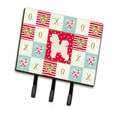 Caroline's Treasures Bichon Frise Love Leash or Key Holder Hooks, Multicolor