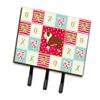 Caroline's Treasures English Bulldog Love Leash or Key Holder Hooks, Multicolor view 1