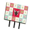 Caroline's Treasures CK5104TH68 Colorpoint Longhair Cat Love Leash or Key Holder, Red, Wall Hooks, Key Hooks Holder, Coat Rack Wall Mount, Coat Hooks, Hooks for Hanging Keys, Towels, Aprons, Leashes, view 1