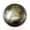 Antique Nautical Brown Round Sundial Compass 2.5" Brass Navigation Compass with Magnifying Glass view 2