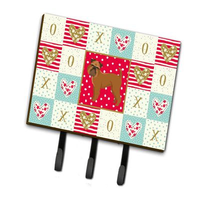 Caroline's Treasures Brussels Griffon Love Leash or Key Holder Hooks, Multicolor