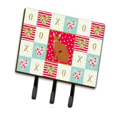 Caroline's Treasures Abyssinian Cat Love Leash or Key Holder