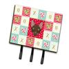 Caroline's Treasures CK5120TH68 Havana Brown Cat Love Leash or Key Holder, Red, Wall Hooks, Key Hooks Holder, Coat Rack Wall Mount, Coat Hooks, Hooks for Hanging Keys, Towels, Aprons, Leashes, view 1