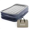 Intex 64131ED Dura-Beam Plus Deluxe Pillow: Fiber-Tech  Twin Size  Built-in Electric Pump  16.5in Bed Height  300lb Weight Capacity view 1