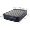 Intex 64135ED Dura-Beam Plus Deluxe Pillow: Fiber-Tech  Queen Size  Built-in Electric Pump  16.5in Bed Height  600lb Weight Capacity view 3