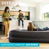 Intex Raised Airbed Mattress with Built-in Pump, Dura-Beam Plus Pillow, Twin - Portable Inflatable Luxury Blow-Up Bed for Adults, Camping, Guests view 3