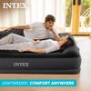 INTEX 64149ED Dura-Beam Standard Pillow Rest Air Mattress: Fiber-Tech  Queen Size  Built-in Electric Pump  10in Bed Height  600lb Weight Capacity view 3