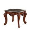 Acme End Table,Marble and Walnut view 1