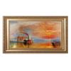 DECORARTS - The Fighting Temeraire by William Turner. Oil Painting Reproduction, Giclee Print on Canvas. Ready to Hang Framed Wall Art for Home and Office Decor. Total Size w/Frame: 30x22 view 1