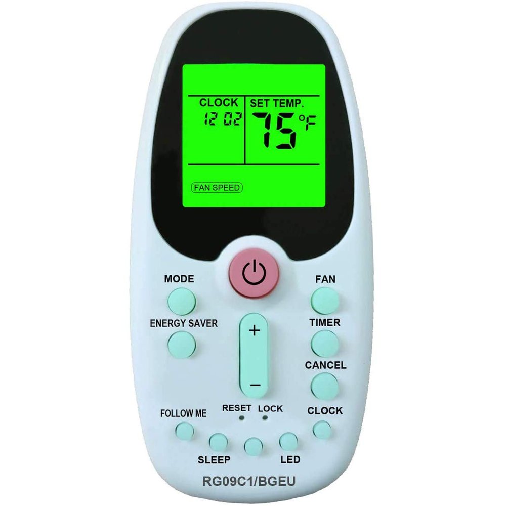 Replacement for Fedders Air Conditioner Remote Control AZ6R05F2A AZ6R06F2A AZ6R08F2A AZ6R10F2A AZ6T14W7A AZ7R05F2A AZ7R06F2A AZ7R08F2A AZ7R10F2A AZ7R24E7A AZ7T08W2A AZ7T10W2A AZ7T10W7A AZ7T12W2A