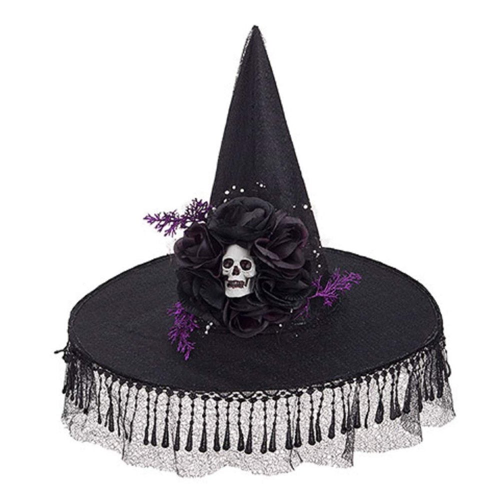 Darice 30083264 Skull Witch Hat: 13.8 X 17.3 Inches