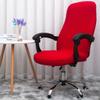 Melaluxe Office Chair Cover - Universal Stretch Desk Chair Cover, Computer Chair Slipcovers (Size: L) - Red view 2