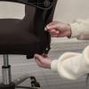 Melaluxe Office Chair Cover - Universal Stretch Desk Chair Cover, Computer Chair Slipcovers (Size: L) - Coffee view 4