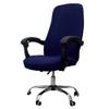 Melaluxe Office Chair Cover - Universal Stretch Desk Chair Cover, Computer Chair Slipcovers (Size: L) - Navy view 1