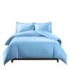 Royal Tradition Viscose from Bamboo Duvet Bedding Set-Medium Weight Down Alternative Comforter (Duvet Insert with Duvet Cover and 2-Shams) King/California King, Solid Blue view 1