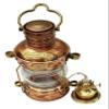 14" Nautical Brass Copper Oil Lamp Hanging Lantern Ship Boat Oil Lamp Vintage Brass Oil Lantern Hanging Lamp Outdoor Party Lighting view 3