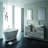 ROYO VIDA 24" 1 Drawer Wall-Mounted Single Bathroom Vanity Set in Sandy Grey view 4