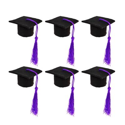 6pcs rabbit wine stoppers mini graduation cap bottle toppers doctoral hat wine toppers bottle caps covers 2020 graduation party supplies (purple) vacuum