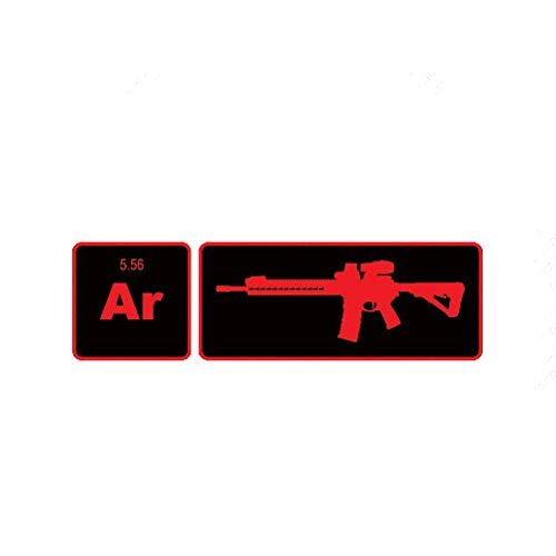 MAGNET Ar15 Element Periodic Table Red Ar 15 2A 2Nd Magnetic Vinyl Car Fridge Sticks to any Metal Surface 5"
