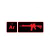 MAGNET Ar15 Element Periodic Table Red Ar 15 2A 2Nd Magnetic Vinyl Car Fridge Sticks to any Metal Surface 5" view 1