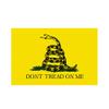 MAGNET Gadsden Flag Don'T Tread On Me 2A Magnetic Vinyl Car Fridge Sticks to any Metal Surface 5" view 1