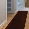 AYOHA Runner Rug 4' x 73' Indoor/Outdoor Carpet Runners, Hallway Kitchen Entryway Bedroom Area Rugs with Natural Non-Slip Rubber Backing, Garage mat, Chocolate Brown (Available for Custom Sizes) view 1