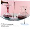 Hemoton Stainless Steel Wine Decanter Rack Freestanding Wine Rack Drying Feature for Home Bar view 3