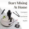 Modern Mixology Cocktail Shaker Set - 8 Piece Bartender Kit on Quality Pine Stand | Complete Cocktail Kit Gift Set | Top Bartender Gifts for Men | Leak Proof Design (Black) view 3