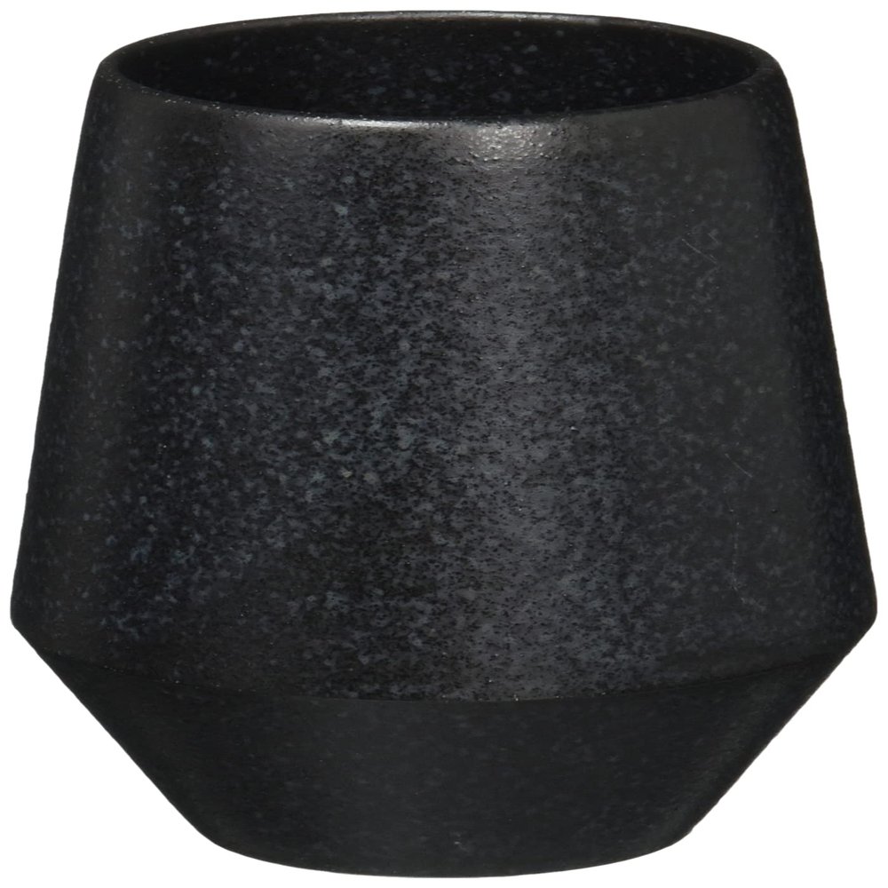 Figatsuki Kiln Made in Japan Tea Cup Frustum Black 2.9 x 2.9 x 3.5 inches (7.3 x 7.3