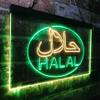 ADVPRO Halal Food Arabic Restaurant Dual Color LED Neon Sign Green & Yellow 16 x 12 Inches st6s43-i3746-gy view 3