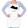 Dressdown El Salvador Silhouette - Unisex Adult Kitchen/BBQ Apron - White - One Size view 1