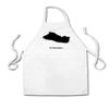 Dressdown El Salvador Silhouette - Unisex Adult Kitchen/BBQ Apron - White - One Size view 3