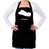 Dressdown El Salvador Silhouette - Unisex Adult Kitchen/BBQ Apron - Black - One Size view 1