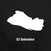 Dressdown El Salvador Silhouette - Unisex Adult Kitchen/BBQ Apron - Black - One Size view 2