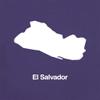 Dressdown El Salvador Silhouette - Unisex Adult Kitchen/BBQ Apron - Purple - One Size view 2