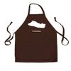 Dressdown El Salvador Silhouette - Unisex Adult Kitchen/BBQ Apron - Brown - One Size view 3