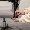 Melaluxe Office Chair Cover - Universal Stretch Desk Chair Cover, Computer Chair Slipcovers (Size: L) - Light Gray view 4