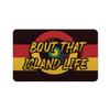 Makoroni - BOUT THAT ISLAND LIFE Jamaican Jamaica Reggae Des#4 Refrigerator Wall Magnet 2x3 inc view 1
