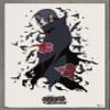 Trends International Naruto Shippuden - Itachi Wall Poster, 14.725" x 22.375", Barnwood Framed Version view 1