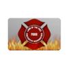Makoroni - LAND OF THE FREE PROUD FIREFIGHTER GRANDMOTHER Firefighter Fireman Des#1 Refrigerator Wall Magnet 2x3 inc view 1