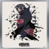 Trends International Naruto Shippuden - Itachi Wall Poster, 14.725" x 22.375", Silver Framed Version view 1