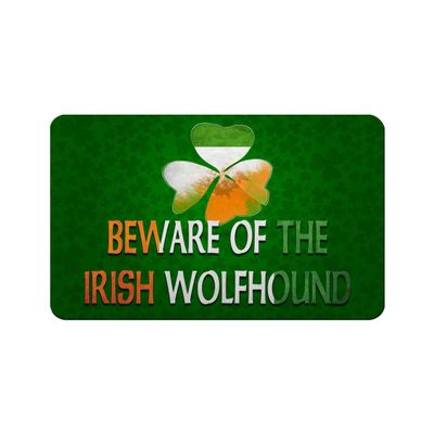 Makoroni - BEWARE OF THE IRISH WOLFHOUND Ireland Irish Des#4 Refrigerator Wall Magnet 2x3 inc