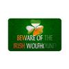 Makoroni - BEWARE OF THE IRISH WOLFHOUND Ireland Irish Des#4 Refrigerator Wall Magnet 2x3 inc view 1